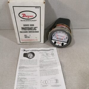 DWYER Photohelic A3000-500PA Series 300 Differential Pressure Switch/Gauge  -  NEW OPEN BOX
