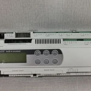 USED CAREL PCO2 PCO2000BL0 REV.1.411 BUILT-IN TERMINAL CONTROLLER - DAMAGED CASE