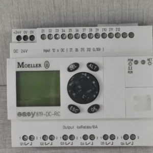 USED EATON MOELLER EASY819-DC-RC PROGRAMMABLE RELAY