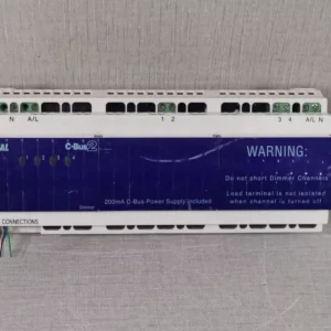 USED CLIPSAL C-BUS 2 L5504D2A 4 CHANNEL DIMMER ( MFG. 2006)