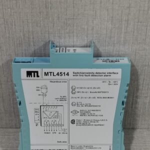 MTL4514 SWITCH/PROXIMITY DETECTOR INTERFACE W/ LINE FAULT DETECTION ALARM - NEW WITHOUT BOX