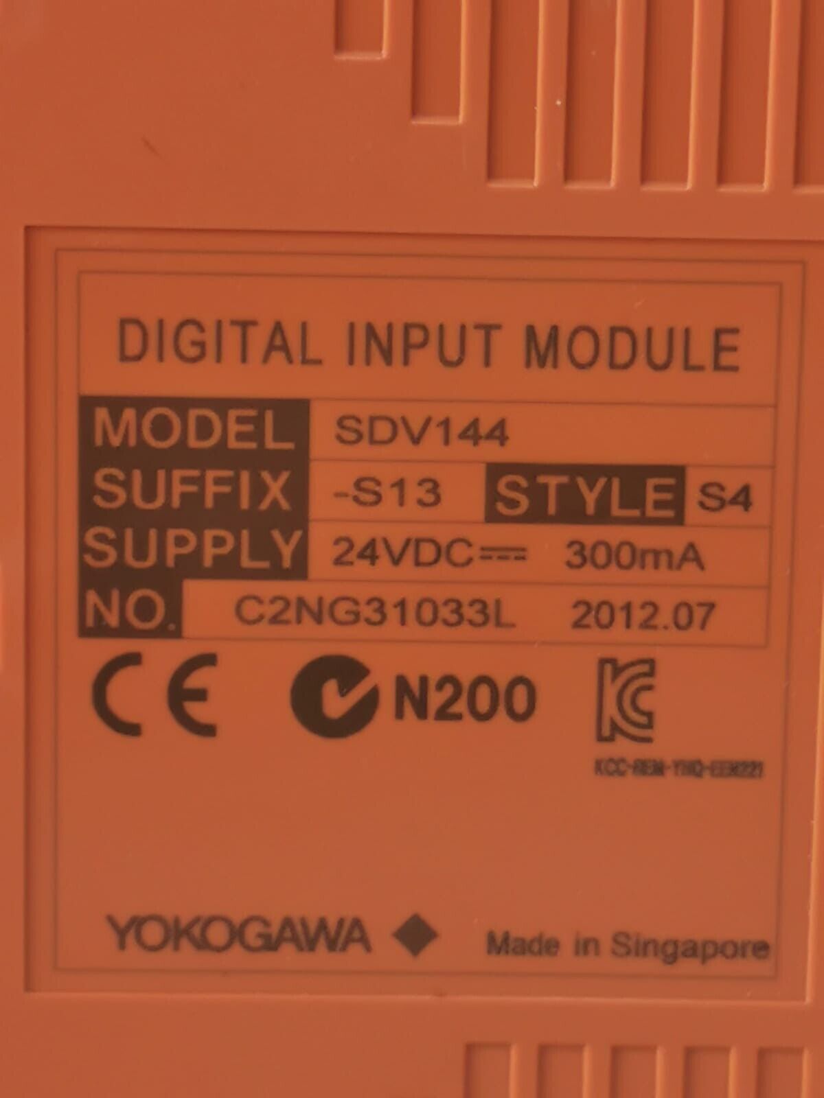 Yokogawa SDV144-S13-S4 Digital Input Module - Seller refurbished - Image 2