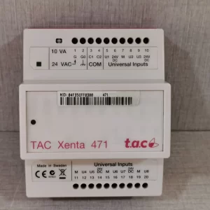 USED TAC Xenta 471 Analog Input Module 007302910 Ver. 1.04