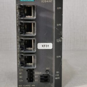 Used Siemens SCALANCE X204IRT / 6GK5204-0BA00-2BA3 Simatic Ethernet Switch