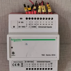 USED SCHNEIDER ELECTRIC/LONMARK TAC XENTA 451A UNIVERSAL I/O MODULE 007302850 LOT2