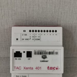Used LONMARK TAC XENTA 401 PROGRAMMABLE CONTROLLER 0-073-0101-2 V.3.80