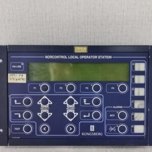 Used KONGSBERG 8100158 REV F NORCONTROL LOCAL OPERATOR STATION- TRIED & TESTED