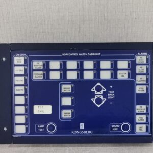 Used KONGSBERG 8100141 REV J1 WCU ALARM GROUP NORCONTROL WATCH CABIN UNIT
