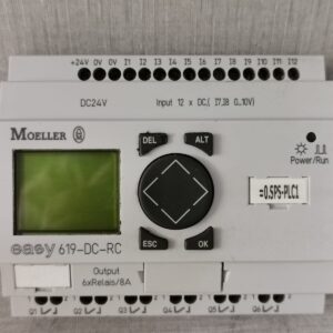 USED MOELLER EASY619-DC-RC CONTROL RELAY-WITHOUT ACCESSORIES