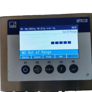 Used HBM WTX110 DIGITAL WEIGHING TERMINAL WTX110-DC - TESTED OK - WITHOUT ANY ACCESSORIES INCLUDED