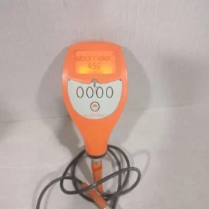 USED ELCOMETER 456 Basic F Coating Thickness Gauge with probe