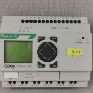 USED MOELLER EASY618-AC-RC CONTROL RELAY 10 VA 50-60Hz - W/O ANY ACCS.