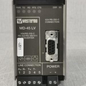 USED Westermo MD-45 LV Converter Transmitter Controller - W/O ANY ACCS.