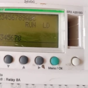 USED SCHNEIDER ELECTRIC SR2 A201BD COMPACT SMART RELAY ZELIO LOGIC 24VDC