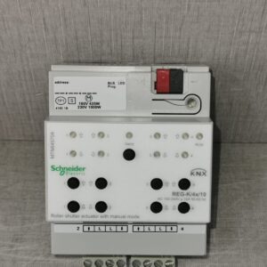 USED SCHNEIDER ELECTRIC MTN649704 REG-K/4X/10 ROLLER SHUTTER ACTUATOR W/ MANUAL MODE