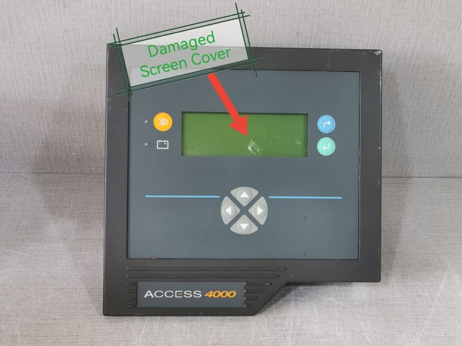 USED FG Wilson Access 4000 Control Panel P/n650190 Ver 1.20C Without Accessories Orbit