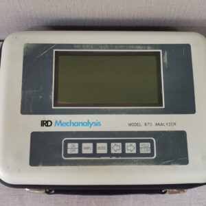 USED IRD MECHANALYSIS 870/00260 C ANALYZER ASSEMBLY TEST EQUIPMENT-WITH DAMAGED PART