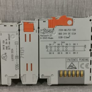 USED LOT 4 PCS WAGO 753-530 DIGITAL OUTPUT MODULE 8-CHANNEL 24VDC 0.5A