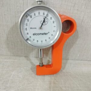 USED Elcometer E124-3M Foil Thickness Gauge -BROKEN COVER without HANDLE & ACCESSORY