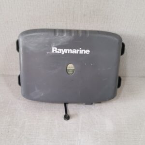 USED Raymarine RAY240E VHF Radio Transceiver R49131, 10.8-15.6VDC - Broken Cover Case