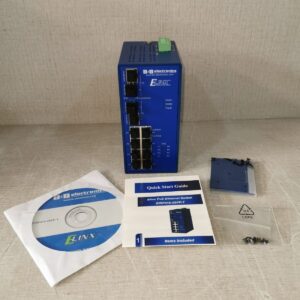 B&B Electronics ELINX EIRP410-2SFP-T Ind. Gigabit Ethernet Switch 8 Ports PoE  -  NEW OPEN BOX