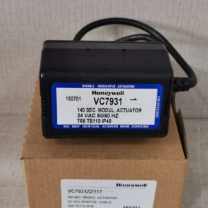 HONEYWELL VC7931/VC7931ZZ11T MODULATING VC VALVE ACTUATOR W/ CABLE - NEW OPEN BOX
