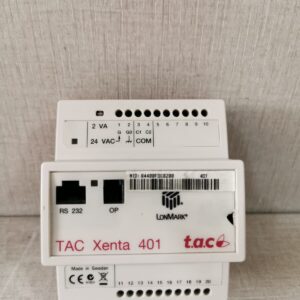 USED LONMARK TAC XENTA 401 PROGRAMMABLE CONTROLLER 0-073-0101-2 V.3.80 - WITH DAMAGED