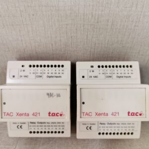 USED LOT 2 TAC XENTA 421 CONTROLLER I/O MODULE 0-073-0241-1