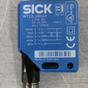 USED SICK WT12L-2B540 PHOTOELECTRIC SENSOR