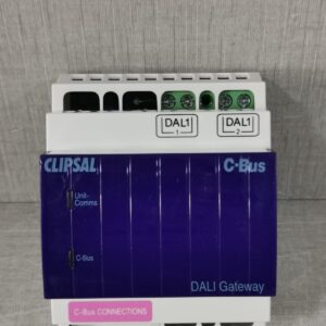 USED CLIPSAL 5502DAL SERIES C-BUS DALI GATEWAY (MFG.2017)