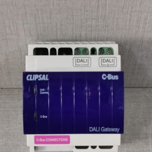 USED CLIPSAL 5502DAL SERIES C-BUS DALI GATEWAY (MFG.2012)