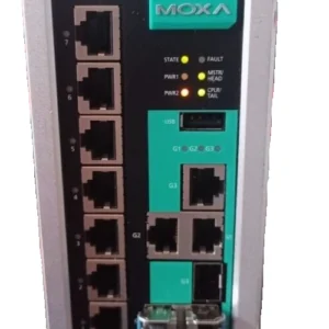 USED MOXA EDS-510E-3GTXSFP-T / EDS-510E-3GTXSFP REV 1.0.1 12-48VDC TRIED & TESTED