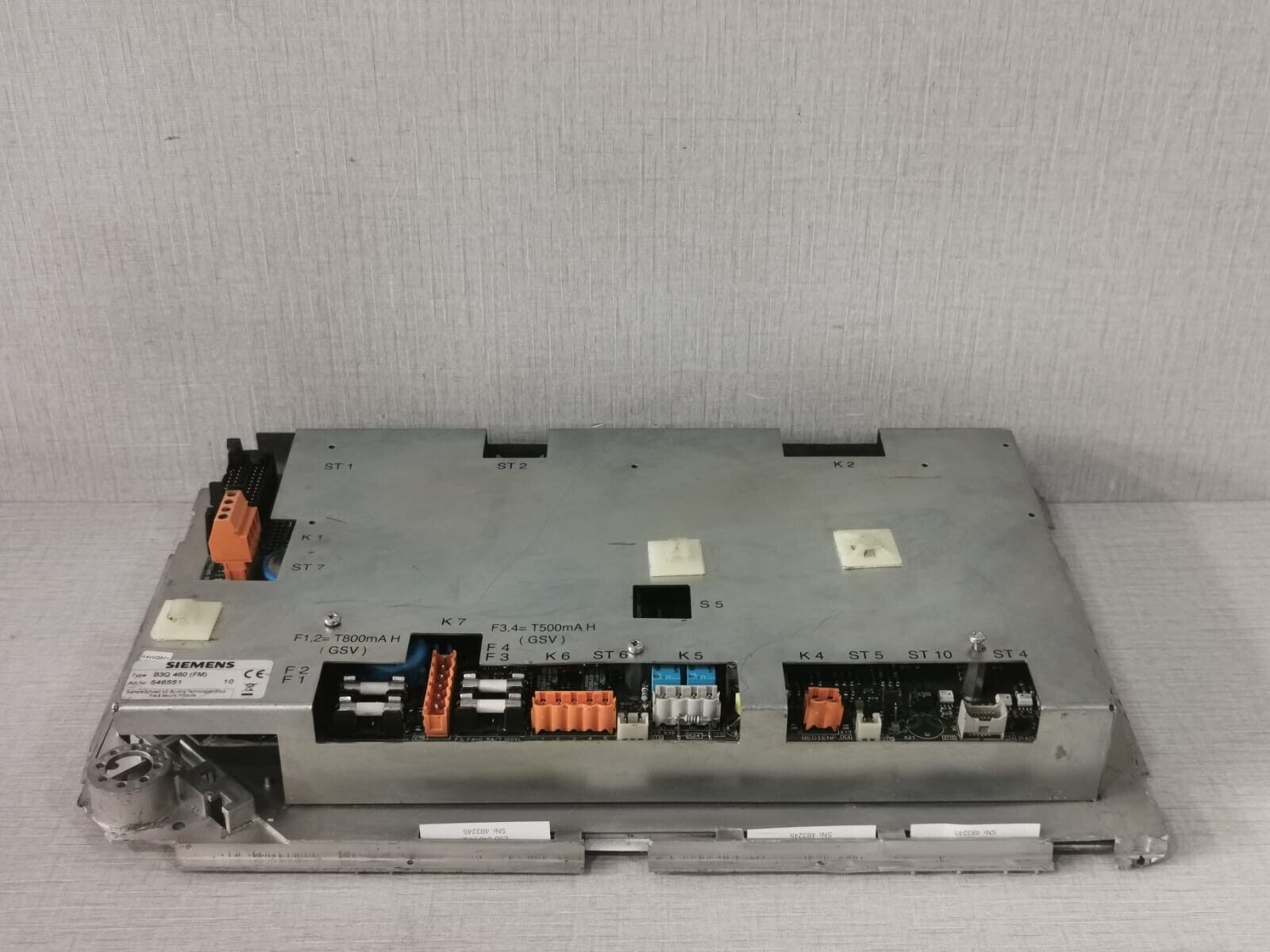USED SIEMENS CERBERUS CT11 FIRE ALARM CONTROL PANEL B3Q 460