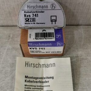 HIRSCHMANN KVS 741 CABLE CONNECTOR 947 223-002 LOT 10 PCS - NEW OPEN BOX
