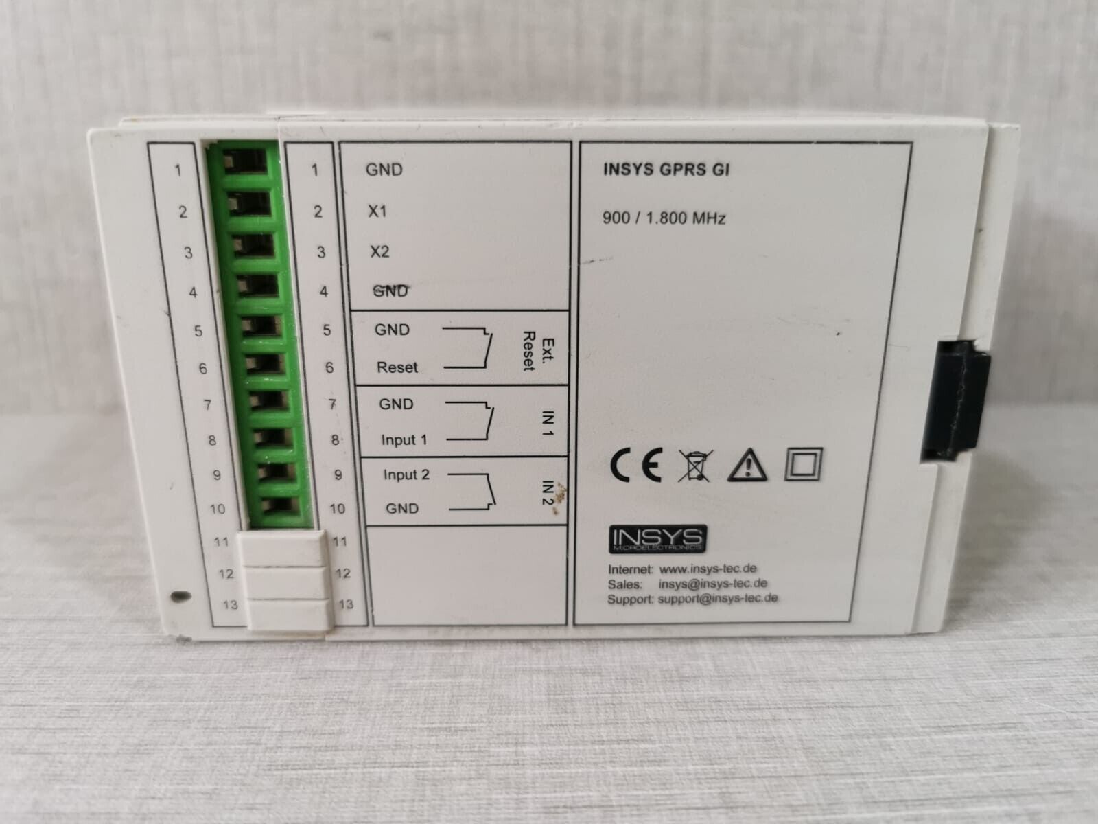 USED INSYS GPRS GI 900/ 1.800MHz WITHOUT ANY ACCESSORIES Orbit Surplus