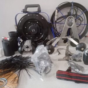 Wohler Cable Reel VIS2000, Rotary Brush, push rod camera, trolley and others  -  NEW OPEN BOX