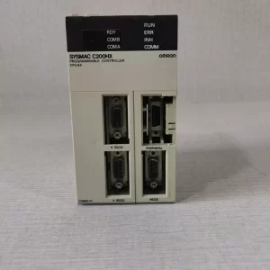 USED OMRON SYSMAC C200HX CPU UNIT C200HX-CPU44-E Programmable Controller- W/O ACCS.