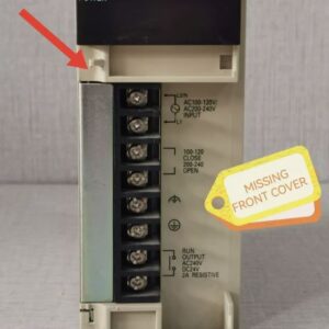 USED OMRON CS1D-PA207R POWER SUPPLY UNIT - Missing Front Cover & with Damaged Part