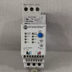 USED Allen-Bradley E3 Plus 193-EC2BB 3-15A Ser C With 193-ECPM1 Ser A