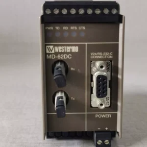 USED WESTERMO MD-62DC MODEM / Type: MD-62 ST - With Missing & Broken Case Cover