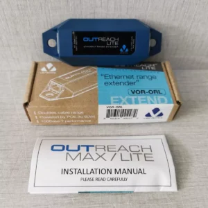 VERACITY VOR-ORL OUTREACH LITE ETHERNET RANGE EXTENDER 10/100 LAN POE – New Open Box
