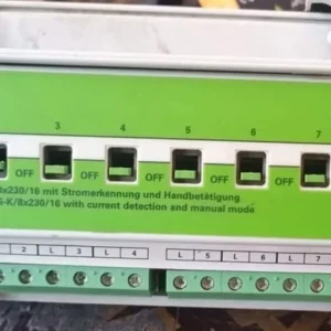 USED MERTEN 647895 SWITCH ACTUATOR REG-K/8x230/16 - TESTED OK