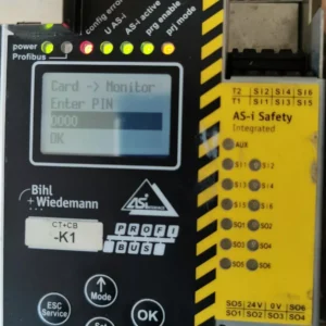 USED BIHL+WIEDEMANN BWU2822 AS-i 3.0 PROFIBUS GATEWAY 16582 V4.3 -TRIED & TESTED