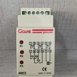 USED GAVE AR03 SIMULTANEOUS ALTERNATING RELAY 3 OUTPUT