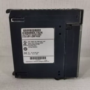 USED GE FANUC IC694MDL732A OUTPUT 12/24 VDC 0.5 8PT MODULE