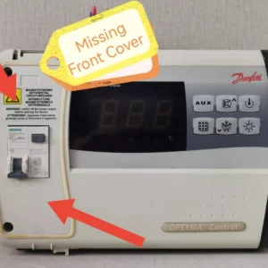 USED DANFOSS AK-RC 101 OPTYMA CONTROLLER 080Z3200 | 230VAC- W/ MISSING FRONT COVER
