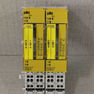 USED PILZ PSSu E F 2DOR 8 SAFETY MODULE 312225 LOT 2 PCS