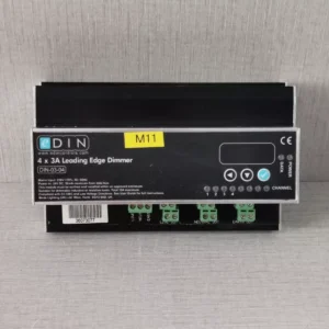 USED eDIN DIN-03-04 4 X 3A LEADING EDGE DIMMER 230V 5-/60Hz W/O ANY ACCS.