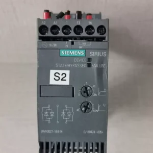 USED SIEMENS 3RW3027-1BB14 SIRIUS AC SEMICONDUCTOR MOTOR STARTER - WITH DENTS