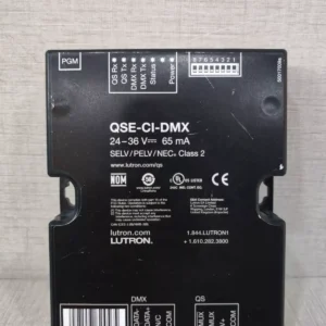 USED LUTRON QSE-CI-DMX CONTROL INTERFACE